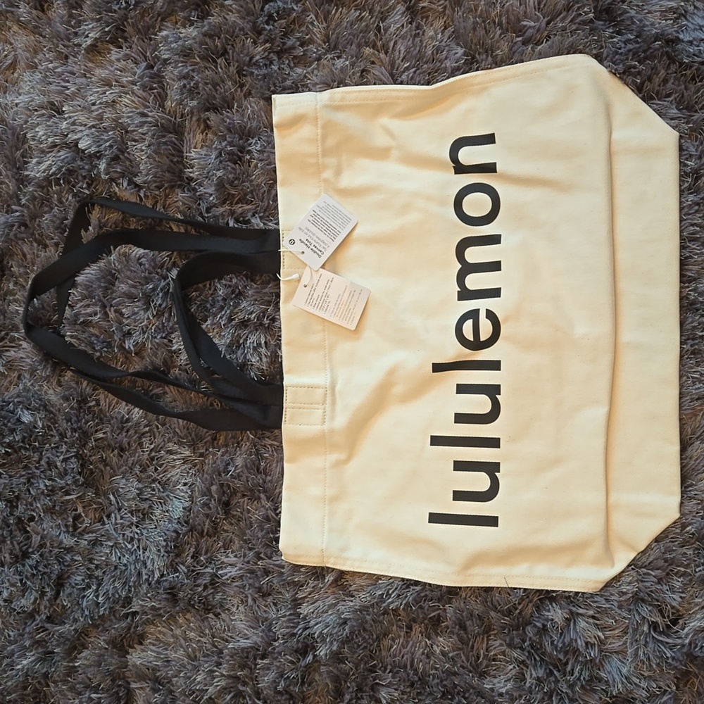 LULULEMON canvas tote